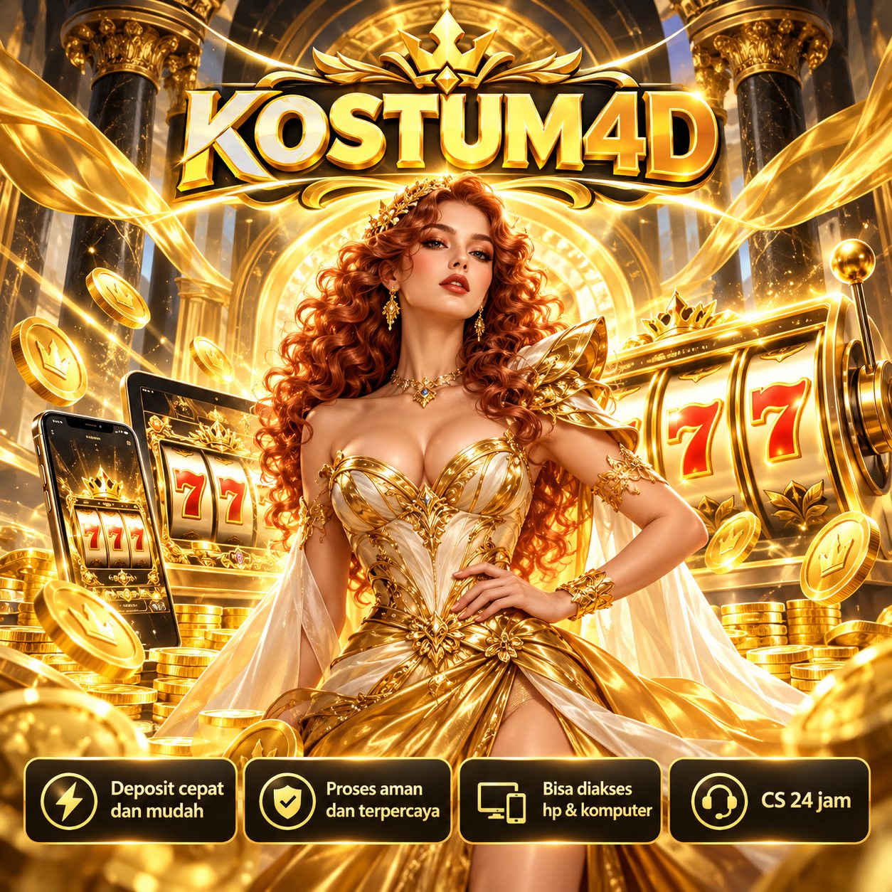Banner KOSTUM4D DAFTAR untuk artikel game online